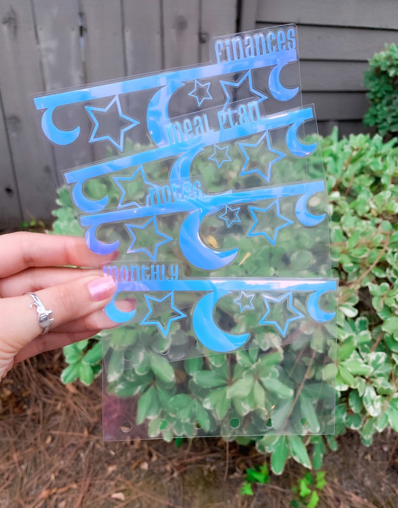 Stars & Moon Planner Dividers