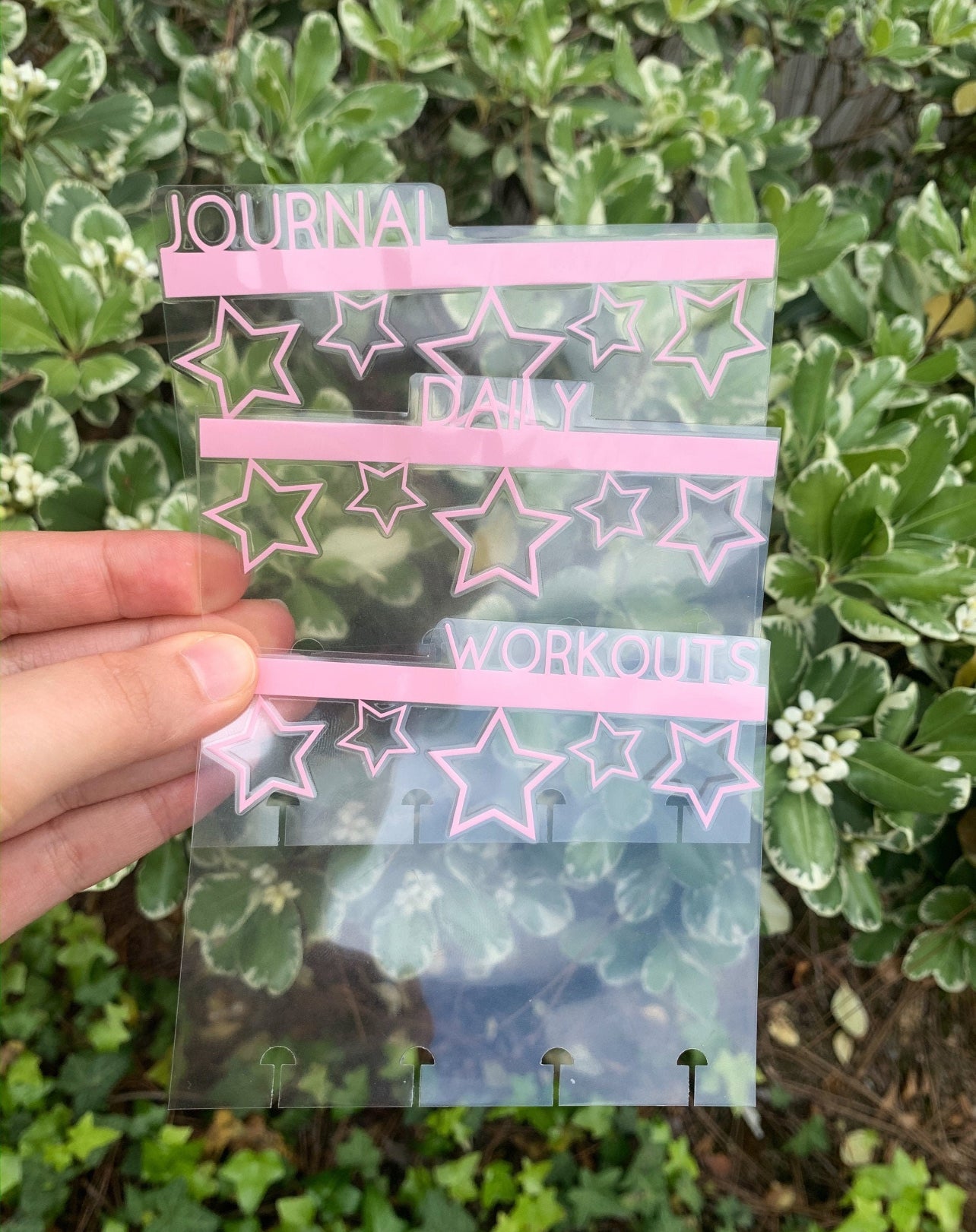 Custom Stars Planner Dividers