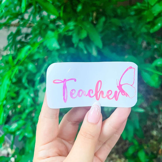 Teacher Decal