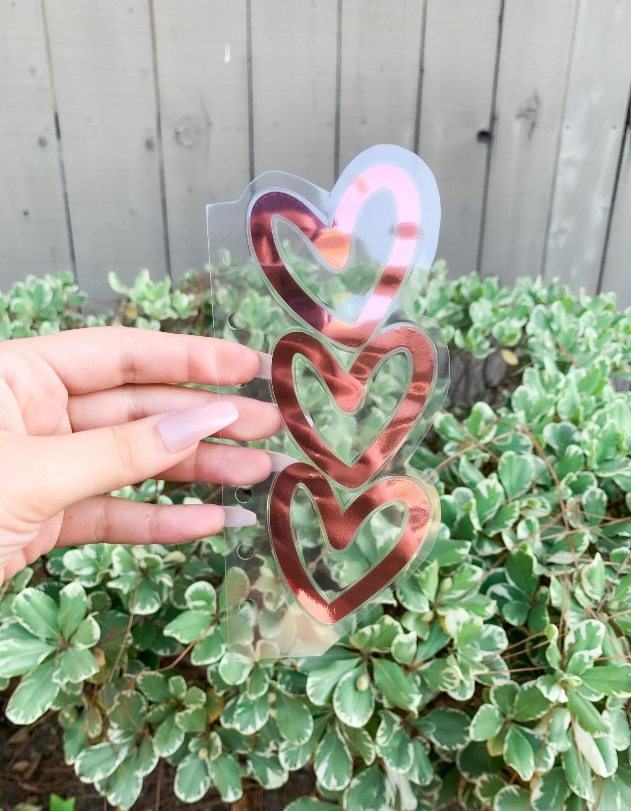 Hearts Planner Bookmark